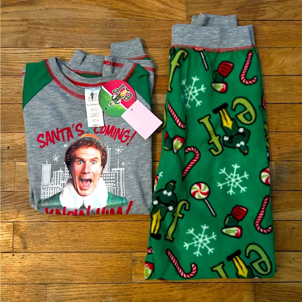 BNWT ELF CHRISTMAS PAJAMAS